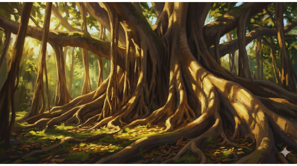 Banyanmom felsefesi - Banyan ağacı metaforu ve kolektif büyüme.