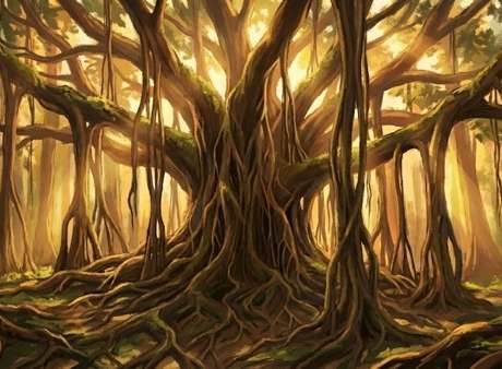 Görkemli Banyan ağacı kökleri; Banyanmom felsefesi ve topluluk gücü.